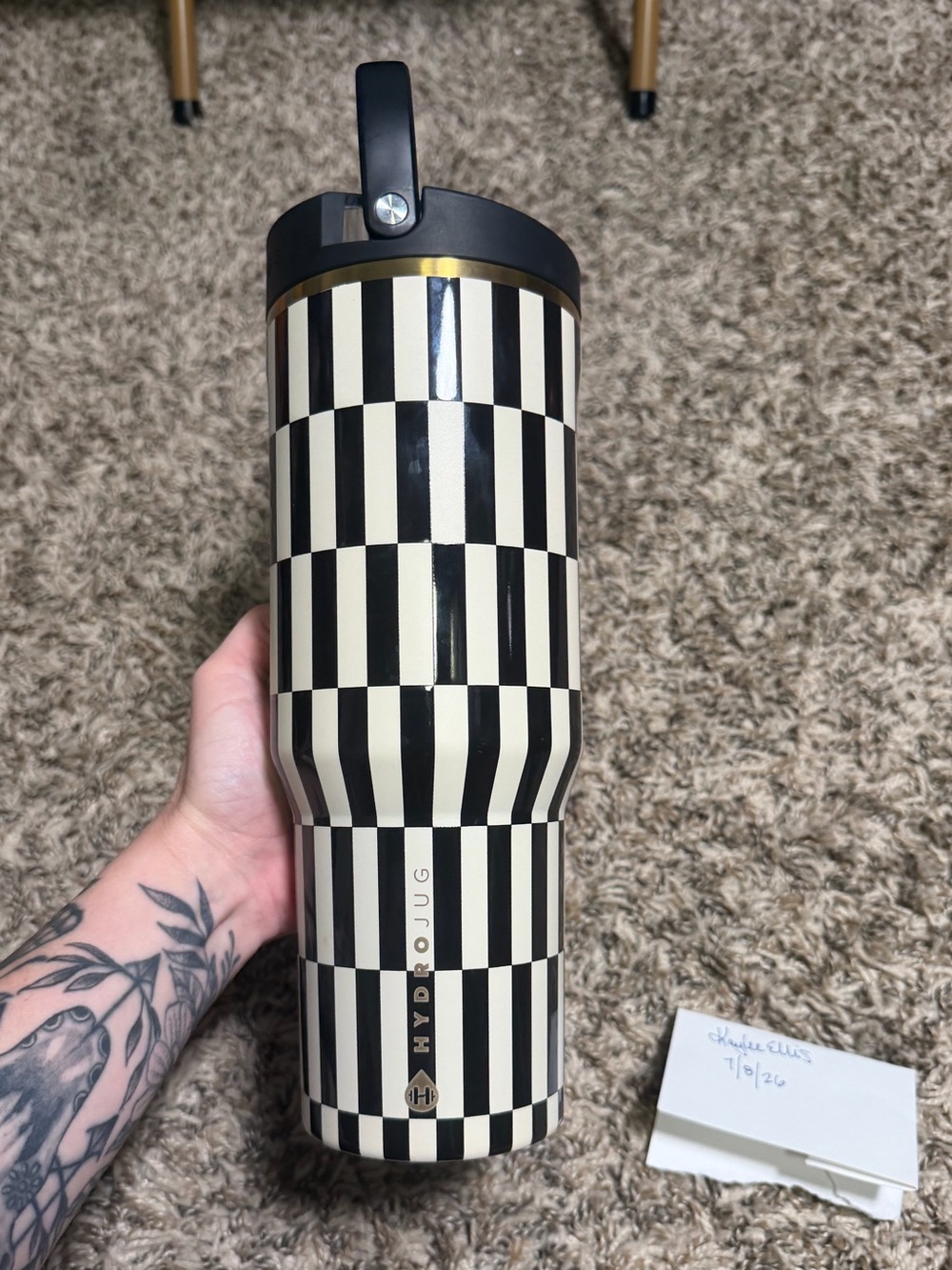 Hydrojug 40 Oz Sport - Black Tie